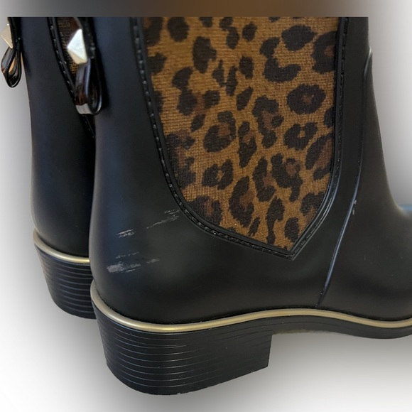 Kate Spade New York Women's Black Sedgewick Rain Boots - Picture 2 of 9